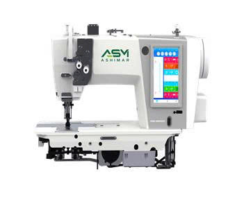 Máy may phẳng góc thông minh hai kim liên động đa trục (thoi nhỏ) ASM-D8452II